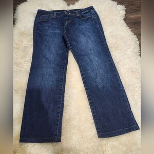 LONDONJEAN Women's Dark Blue Jeans Size 12